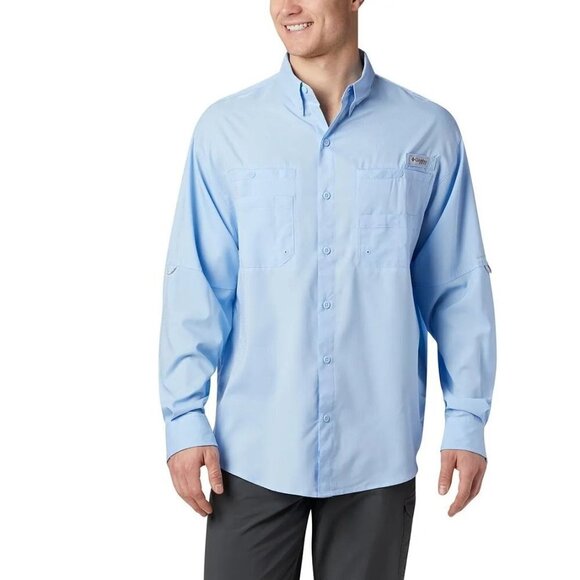 Columbia PFG Tamiami II Long Sleeve Shirt - Mens Sz M - Picture 1 of 13